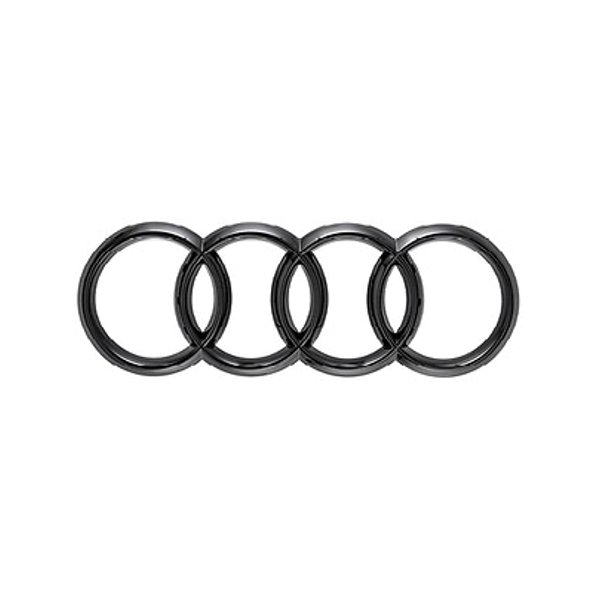 Original Audi Ringe in schwarz für hinten - A5 / S5 - 8W6071802